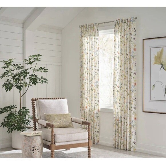 Allen + Roth Other - allen + roth Amesmore 84-in Linen Light Filtering Grommet Single Curtain Panel